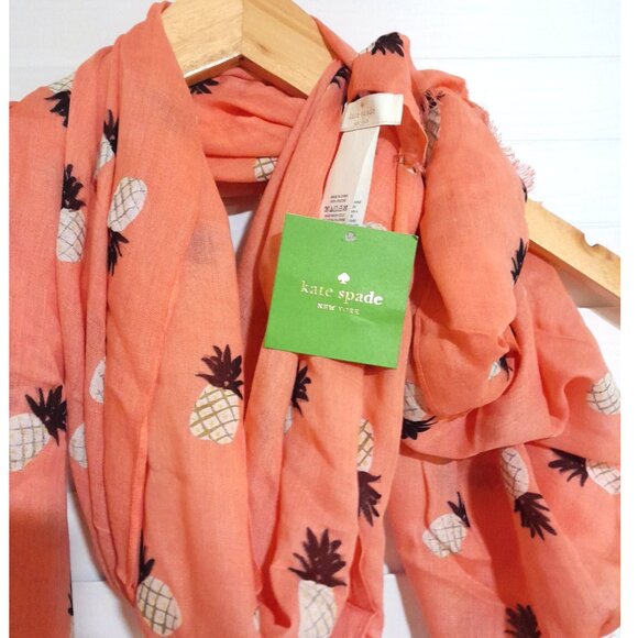 Kate Spade Oblong or Lightweight Scarf Minimalist Style - Picture 1 of 4
